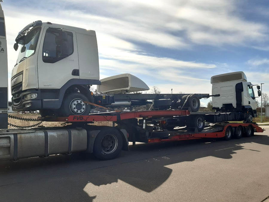 перевозка грузовых авто из европы