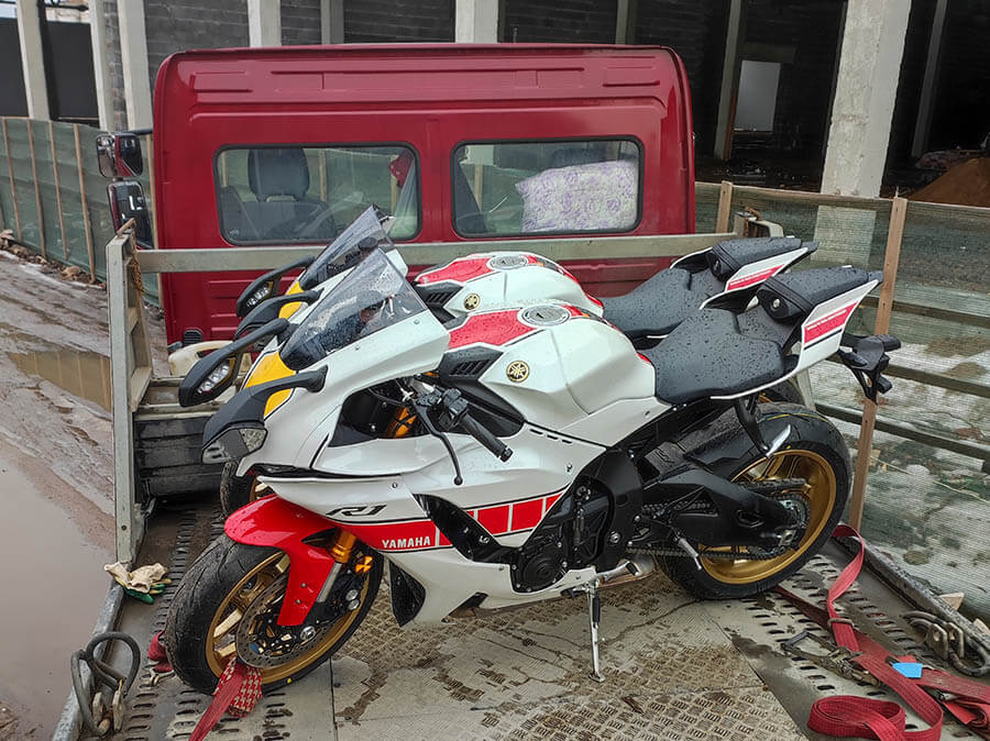 мотоциклы на автовозе